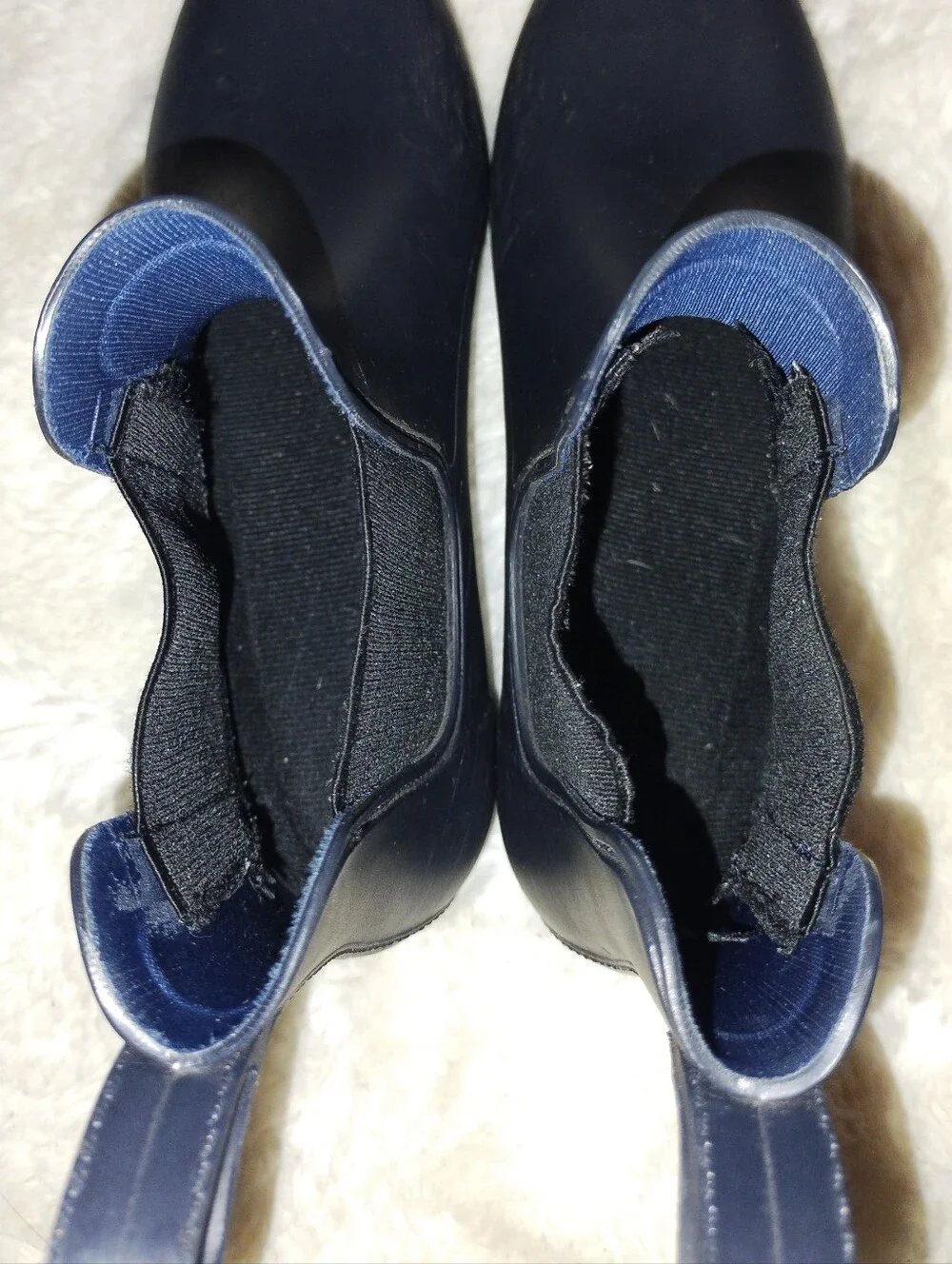 J. Crew Matte Black Chelsea Rain Boots